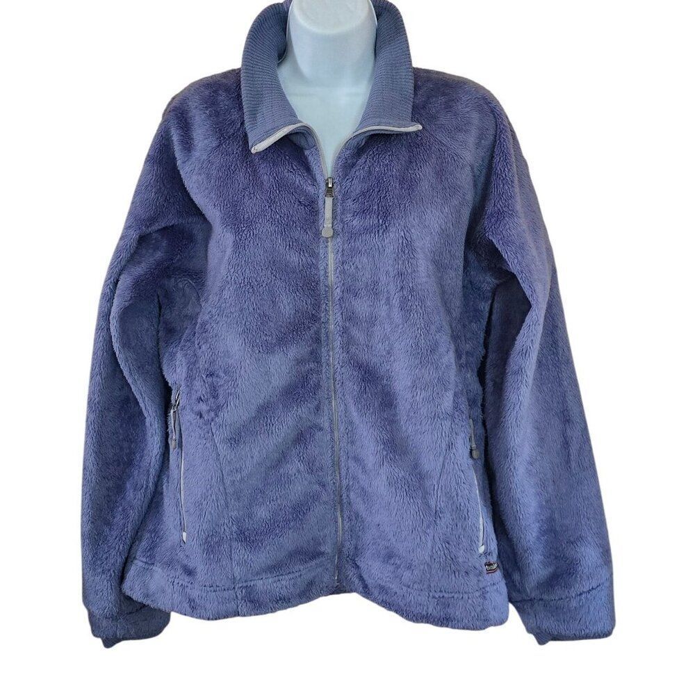 Avalanche Womens Fleece Jacket Full Zip Purple winter soft warm fairycore boho